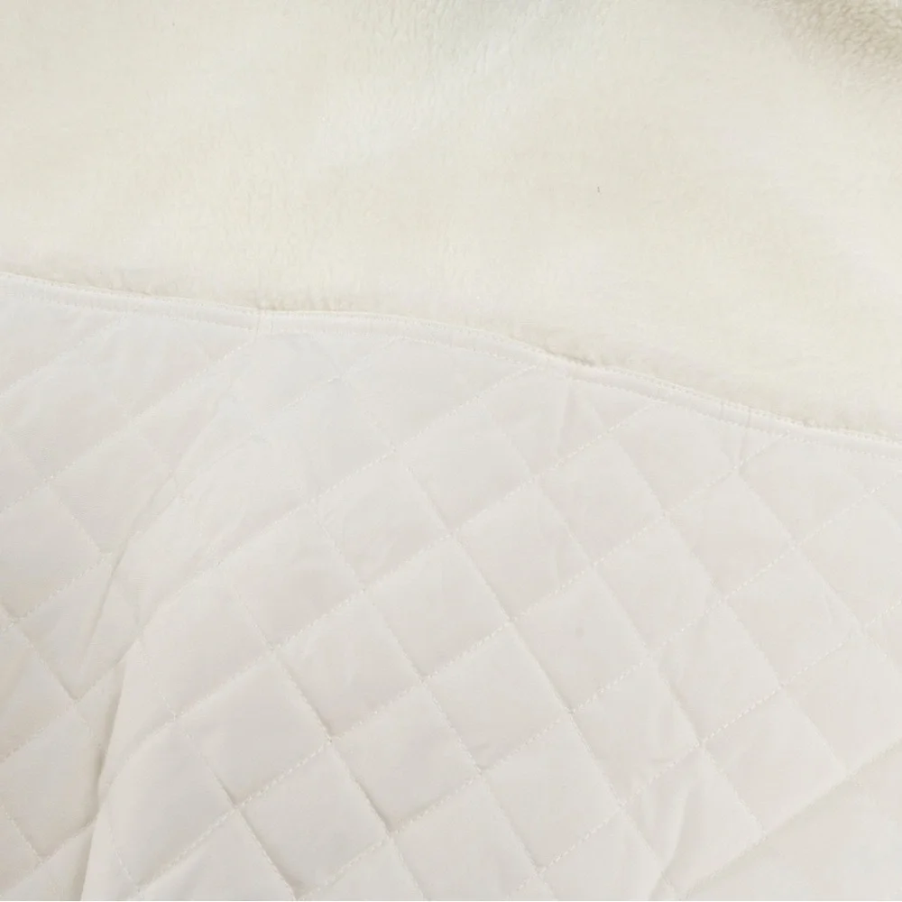 ALO Yoga Cream Teddy Sherpa Zip Jacket